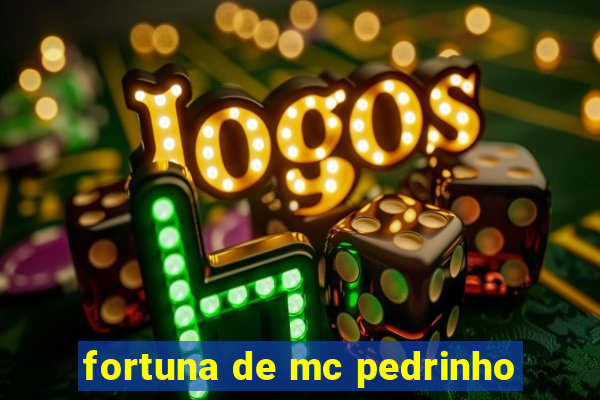 fortuna de mc pedrinho