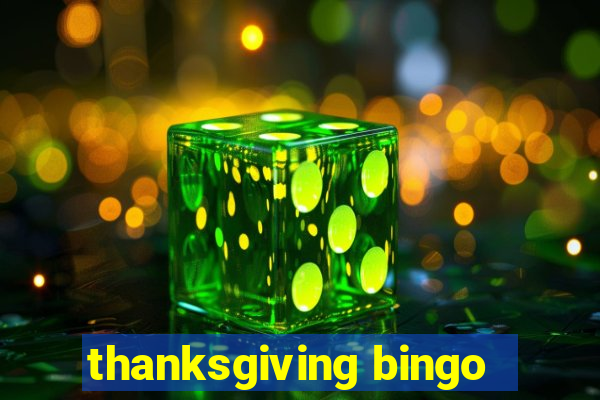 thanksgiving bingo