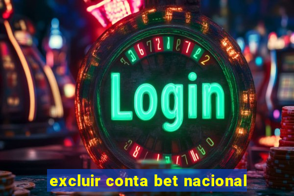 excluir conta bet nacional