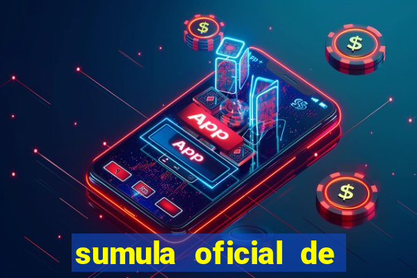 sumula oficial de futebol 7 society excel